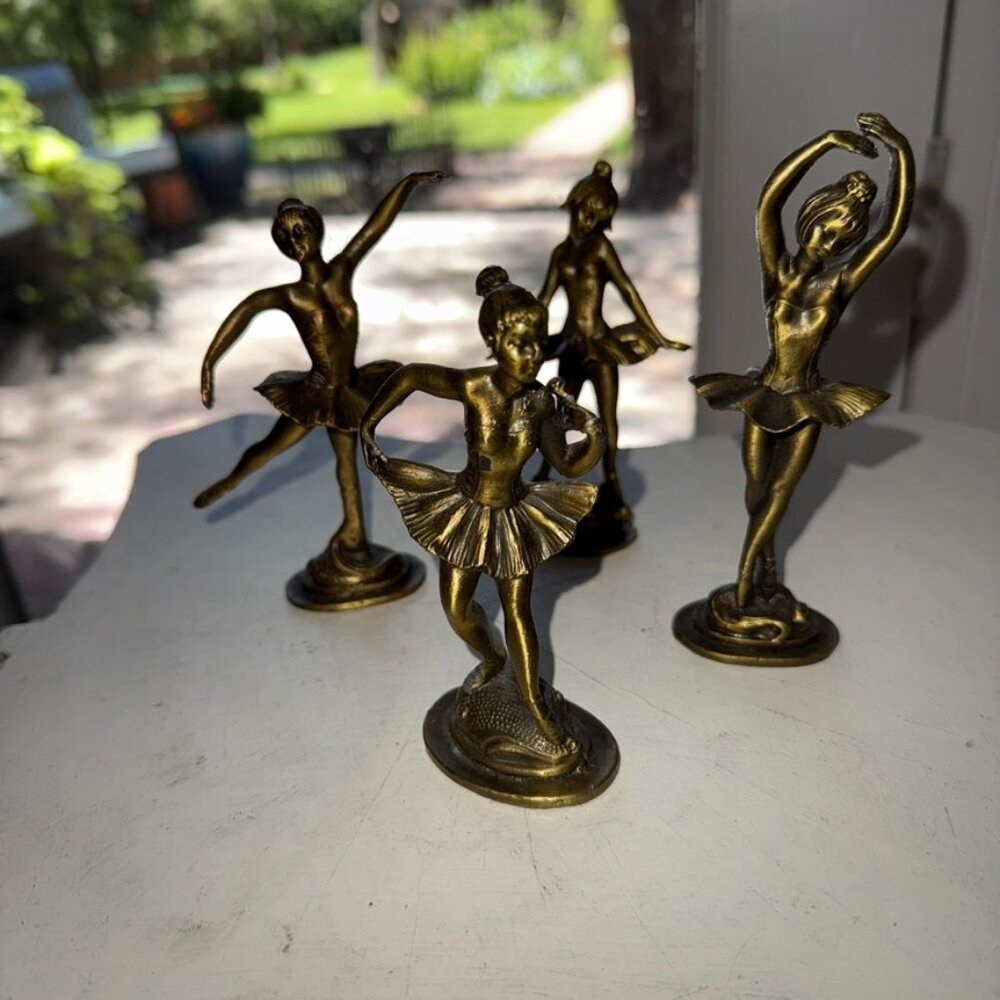 DEPOSE ITALY SET OF 4 BALLERINAS Dancer Ballet Poses Pointe Shoes Tutus Opera